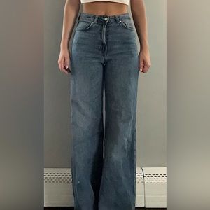 H&M High Flare Mom Jeans
